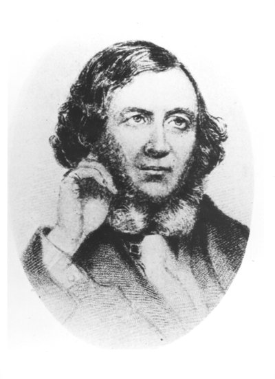 Portrait of Robert Browning (1812-89) 1859 by Field Talfourd